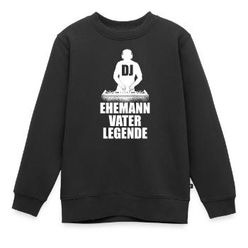 DJ Auftritt Auflegen - Kinder Premium Organic Sweatshirt - Schwarz - Vorne - AI Model Kid Female (0cm)