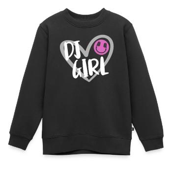 DJ Auftritt Auflegen - Kinder Premium Organic Sweatshirt - Schwarz - Vorne - AI Model Kid Female (0cm)