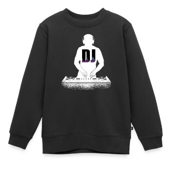 DJ Auftritt Auflegen - Kinder Premium Organic Sweatshirt - Schwarz - Vorne - AI Model Kid Female (0cm)