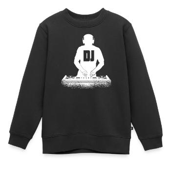 DJ Auftritt Auflegen - Kinder Premium Organic Sweatshirt - Schwarz - Vorne - AI Model Kid Female (0cm)