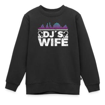 DJ Auftritt Auflegen - Kinder Premium Organic Sweatshirt - Schwarz - Vorne - AI Model Kid Female (0cm)