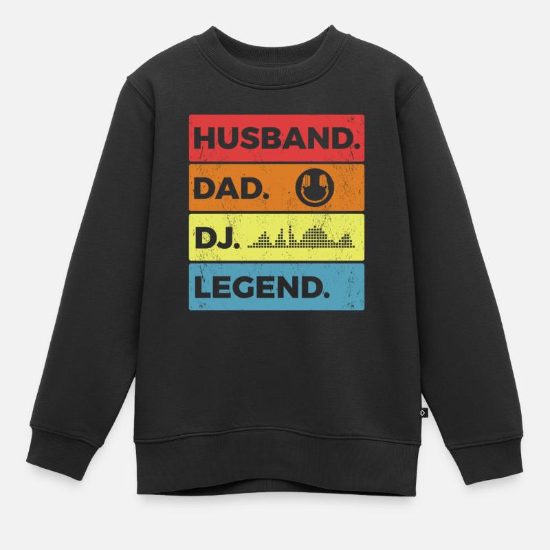 DJ Performance - Sweat Premium enfant bio - noir