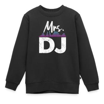 DJ Auftritt Auflegen - Kinder Premium Organic Sweatshirt - Schwarz - Vorne - AI Model Kid Female (0cm)