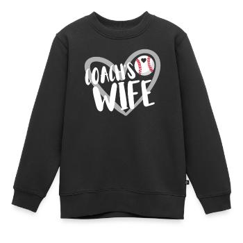 Baseball Für Baseballspieler - Kinder Premium Organic Sweatshirt - Schwarz - Vorne - AI Model Kid Female (0cm)