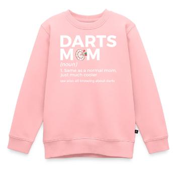 Joueur de fléchettes Fléchettes - Sweat Premium enfant bio - rose - Devant - AI Model Kid Female (0cm)