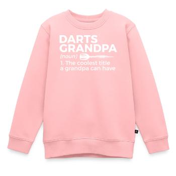 Joueur de fléchettes Fléchettes - Sweat Premium enfant bio - rose - Devant - AI Model Kid Female (0cm)