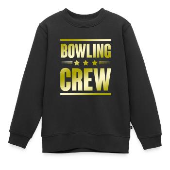 Équipe de bowling - Sweat Premium enfant bio - noir - Devant - AI Model Kid Female (0cm)