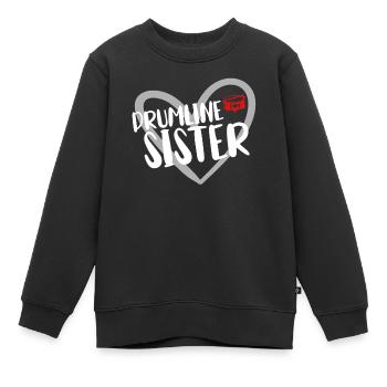 Drumline Trommeln Geschenk - Kinder Premium Organic Sweatshirt - Schwarz - Vorne - AI Model Kid Female (0cm)