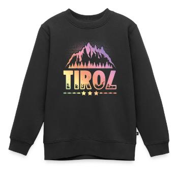Tyrol Autriche - Sweat Premium enfant bio - noir - Devant - AI Model Kid Female (0cm)