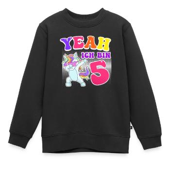 5. Geburtstag Mädchen 5 Jahre Tochter - Kinder Premium Organic Sweatshirt - Schwarz - Vorne - AI Model Kid Female (0cm)