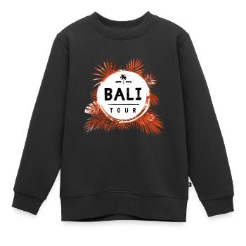 Bali Tour Bunt - Kinder Premium Organic Sweatshirt - Schwarz - Vorne - AI Model Kid Female (0cm)
