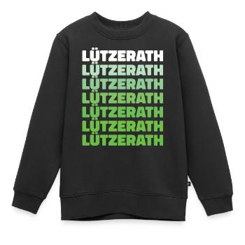 Lützerath Demo Umweltaktivst Geschenk - Kinder Premium Organic Sweatshirt - Schwarz - Vorne - AI Model Kid Female (0cm)