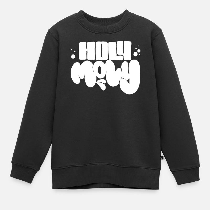 Sainte Moly - Sweat Premium enfant bio - noir