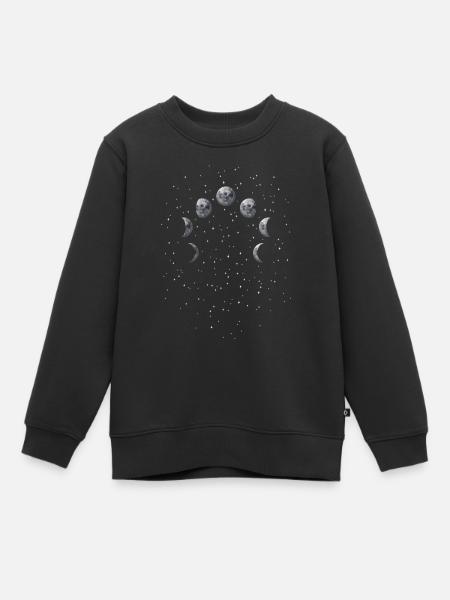 Télescope astronomique de l’éclipse lunaire - Sweat Premium enfant bio - noir
