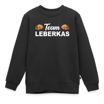 Leberkäs Bayern Leberkas Semmel Fleischkäse - Kinder Premium Organic Sweatshirt - Schwarz - Vorne - AI Model Kid Female (0cm)