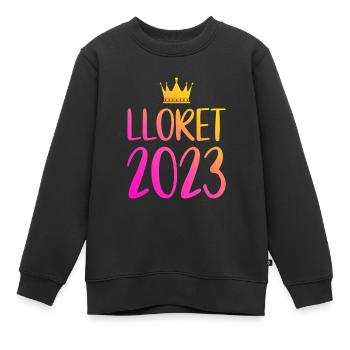 Lloret De Mar 2023 - Kinder Premium Organic Sweatshirt - Schwarz - Vorne - AI Model Kid Female (0cm)