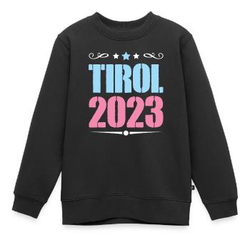 Tyrol 2023 - Sweat Premium enfant bio - noir - Devant - AI Model Kid Female (0cm)