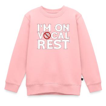 Musical Theatre I'm On Vocal Best Drama Broadway - Kinder Premium Organic Sweatshirt - Rosa - Vorne - AI Model Kid Female (0cm)