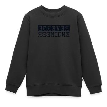 Reverse Engineer Softwareingenieur Developer - Kinder Premium Organic Sweatshirt - Schwarz - Vorne - AI Model Kid Female (0cm)
