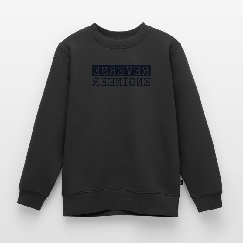 Reverse Engineer Softwareingenieur Developer Kinder Premium Organic Sweatshirt
