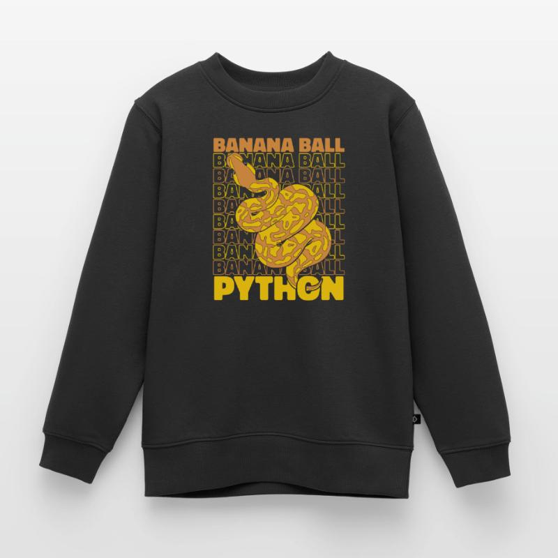 Banana Ball Python Schlange Python Banana Ball Kinder Premium Organic Sweatshirt
