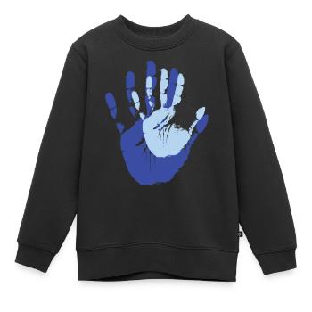 Baby Hand in Hand Eltern - Kinder Premium Organic Sweatshirt - Schwarz - Vorne - AI Model Kid Female (0cm)