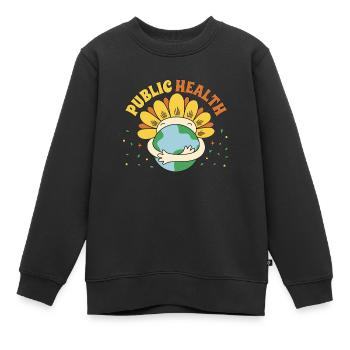 Épidémiologiste en santé publique Infirmières Agents de santé - Sweat Premium enfant bio - noir - Devant - AI Model Kid Female (0cm)
