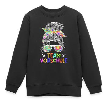 Vorschule Team Vorschüler Vorschulkinder - Kinder Premium Organic Sweatshirt - Schwarz - Vorne - AI Model Kid Female (0cm)