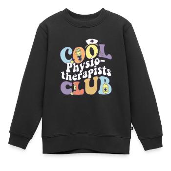 Physiothérapeutes Cool Club physiothérapeute PT - Sweat Premium enfant bio - noir - Devant - AI Model Kid Female (0cm)