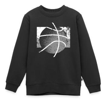 Basketball Basketballer - Kinder Premium Organic Sweatshirt - Schwarz - Vorne - AI Model Kid Female (0cm)