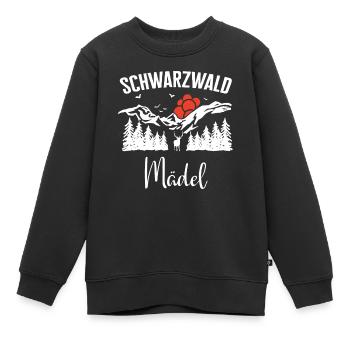 Schwarzwald Schwarzwälder Baden-Württemberg - Kinder Premium Organic Sweatshirt - Schwarz - Vorne - AI Model Kid Female (0cm)