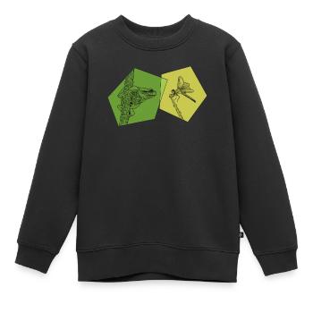 Kröte Kaulquappe Laubfrosch Froschzüchter Frosch - Kinder Premium Organic Sweatshirt - Schwarz - Vorne - AI Model Kid Female (0cm)