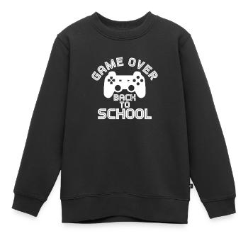 Gamer Controller Schoolchild Back-to-School Kids - Sweat Premium enfant bio - noir - Devant - AI Model Kid Female (0cm)