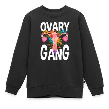 Feminismus Feministin - Kinder Premium Organic Sweatshirt - Schwarz - Vorne - AI Model Kid Female (0cm)
