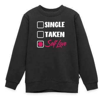 Feminismus Feministin - Kinder Premium Organic Sweatshirt - Schwarz - Vorne - AI Model Kid Female (0cm)