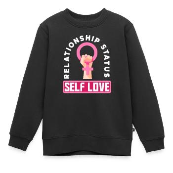 Feminismus Feministin - Kinder Premium Organic Sweatshirt - Schwarz - Vorne - AI Model Kid Female (0cm)