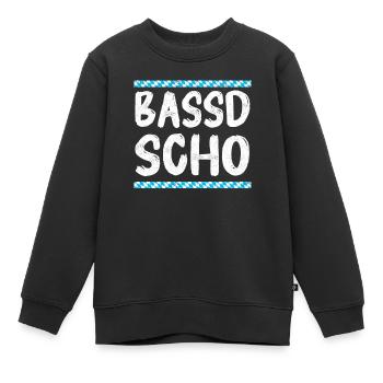 Freistaat Bayern Bayrisch - Kinder Premium Organic Sweatshirt - Schwarz - Vorne - AI Model Kid Female (0cm)