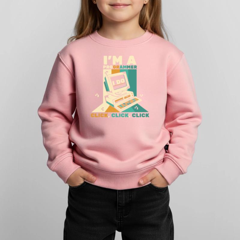 I'm A Programmer Click Softwareingenieur Coder Kinder Premium Organic Sweatshirt