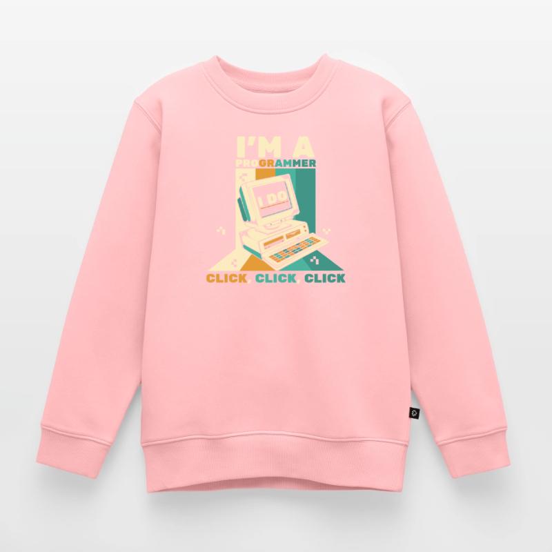I'm A Programmer Click Softwareingenieur Coder Kinder Premium Organic Sweatshirt