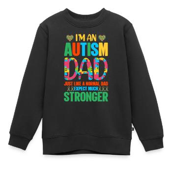 Autismus Autist - Kinder Premium Organic Sweatshirt - Schwarz - Vorne - AI Model Kid Female (0cm)