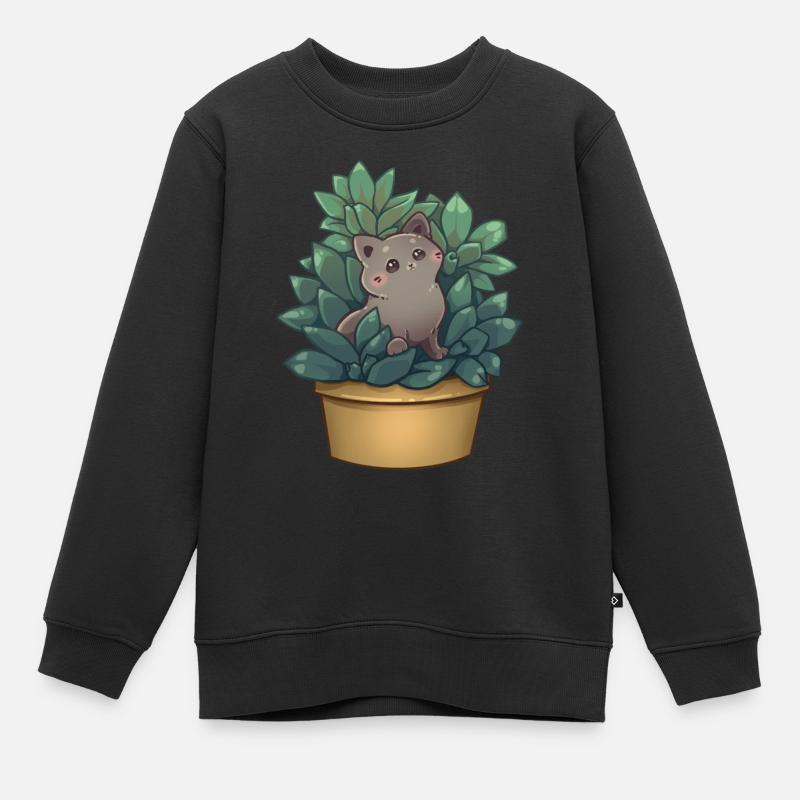Il y a quelque chose dans la brousse! - Sweat Premium enfant bio - noir