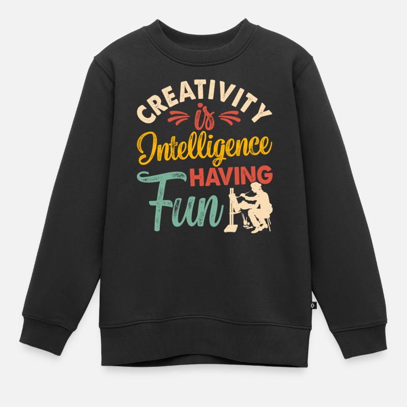 Artiste - Sweat Premium enfant bio - noir