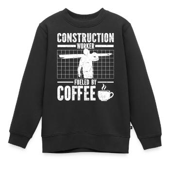 Handwerker - Kinder Premium Organic Sweatshirt - Schwarz - Vorne - AI Model Kid Female (0cm)