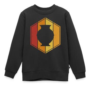 Töpfern Töpferei Töpfer - Kinder Premium Organic Sweatshirt - Schwarz - Vorne - AI Model Kid Female (0cm)