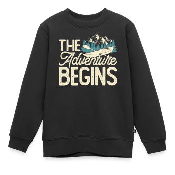 Kajak Kajakfahrer Kajaker - Kinder Premium Organic Sweatshirt - Schwarz - Vorne - AI Model Kid Female (0cm)