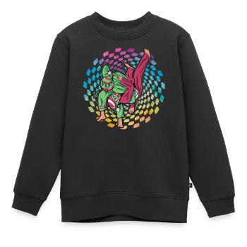 Brazilian Jiu-Jitsu - Kinder Premium Organic Sweatshirt - Schwarz - Vorne - AI Model Kid Female (0cm)
