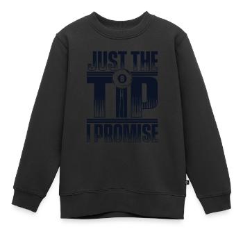 Just The Tip I Promise Billiards Snooker Billard - Kinder Premium Organic Sweatshirt - Schwarz - Vorne - AI Model Kid Female (0cm)