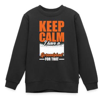 Funny Tax Advisor Accountant Gift - Kids Premium Organic Sweatshirt - black - Front - AI Model Kid Female (0cm)
