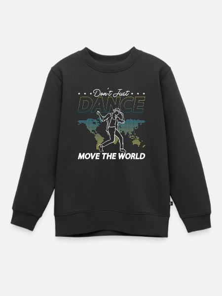 Les mouvements de danse ne se contentent pas de faire bouger la piste de danse - Sweat Premium enfant bio - noir