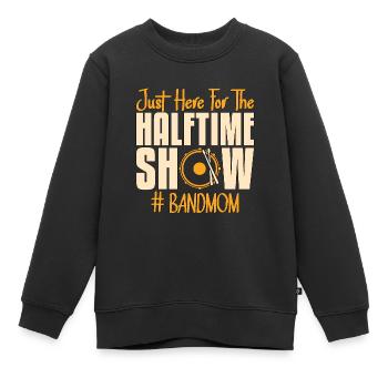 Drumline Juste là pour le spectacle de la mi-temps Batteur - Sweat Premium enfant bio - noir - Devant - AI Model Kid Female (0cm)